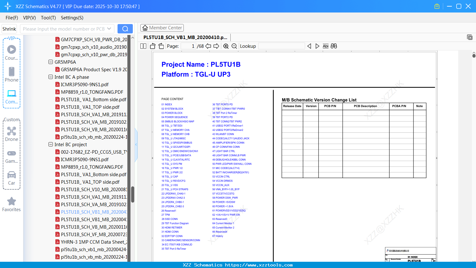 Laptop Mechrevo PL5TU1B_SCH_VB1_MB_20200410